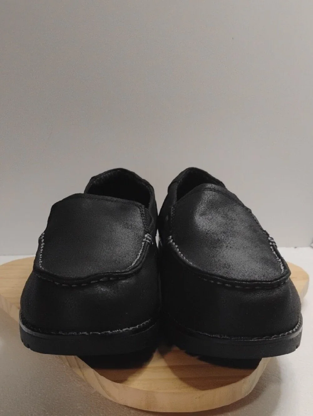 Skechers Men's Black Slip-On Casual Loafers